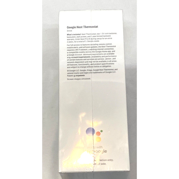 Google Nest Thermostat Pro Edition New Sealed - Picture 4 of 6